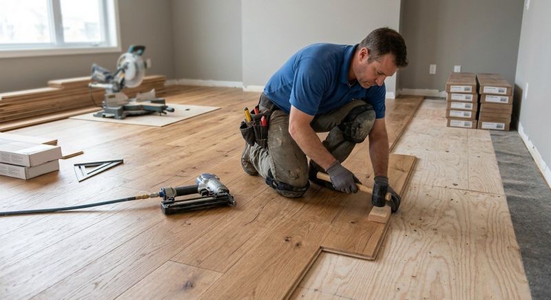 Hardwood Floor Installation in Dover, PA