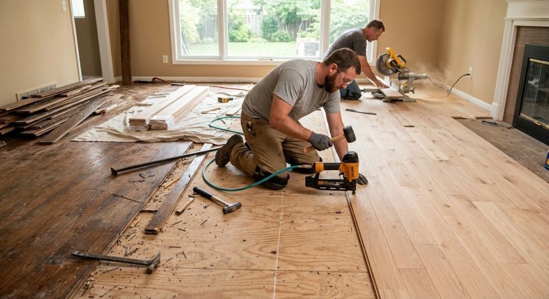 Hardwood Floor Installation in Dover, PA