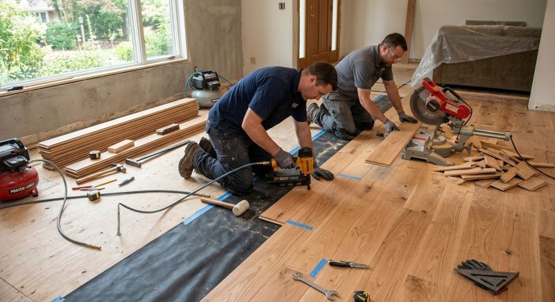 Hardwood Floor Installation in Dover, PA