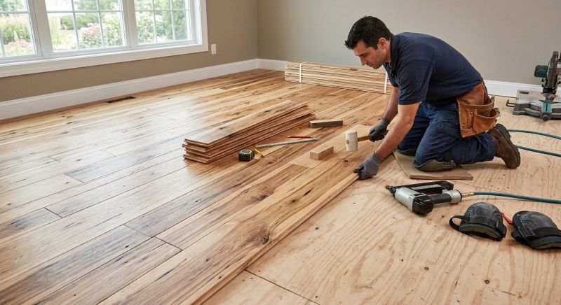 Hickory Floor Installation in Harrisburg, PA