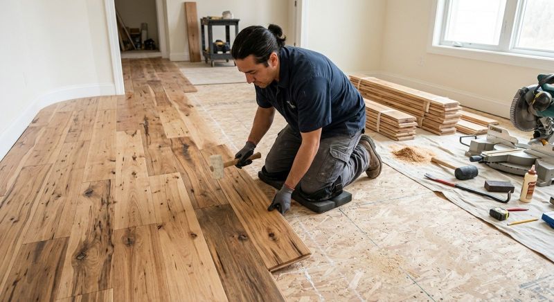 Hickory Floor Installation in Harrisburg, PA