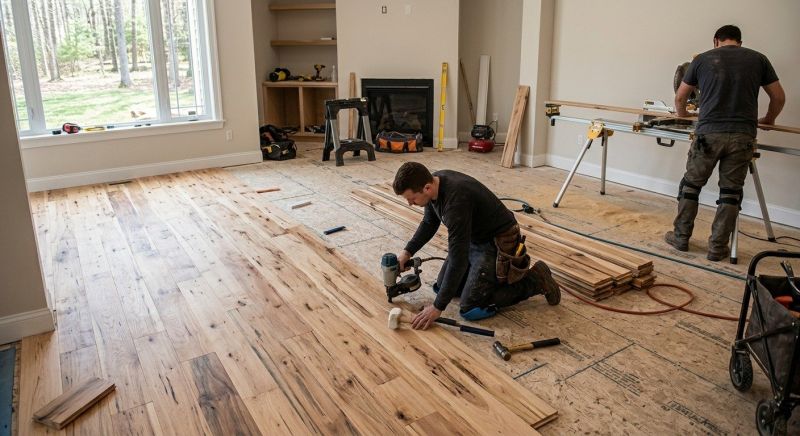 Hickory Floor Installation in Harrisburg, PA