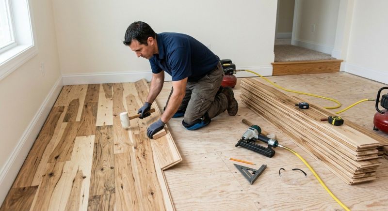 Hickory Floor Installation in Harrisburg, PA