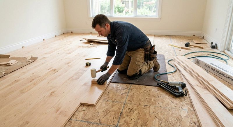 Maple Flooring Installation in Lebanon, PA