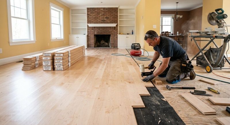 Maple Flooring Installation in Mount Joy, PA