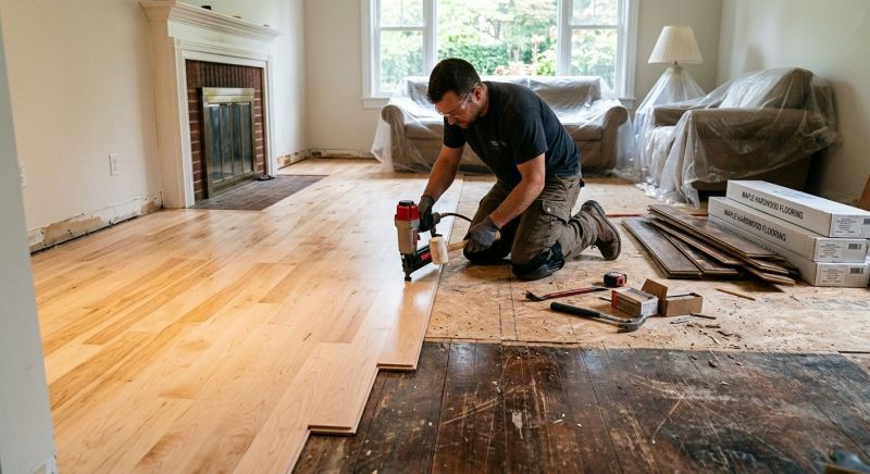 Maple Flooring Installation in Palmyra, PA