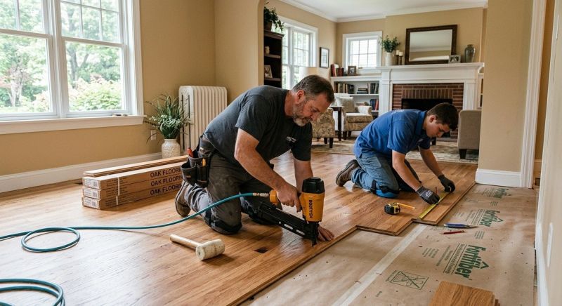 Oak Floor Installation in Dauphin County, PA