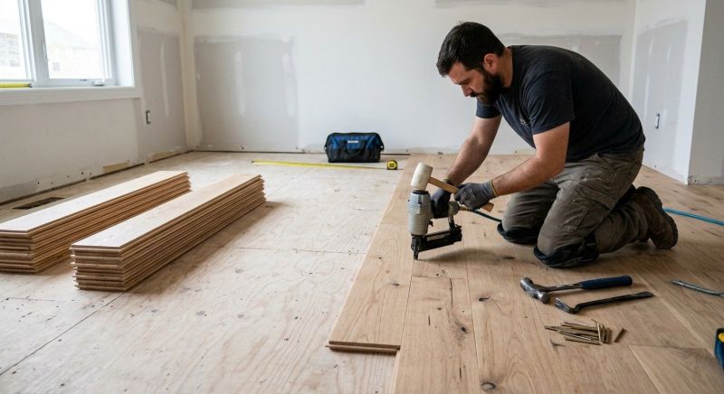 Oak Floor Installation in Etters, PA