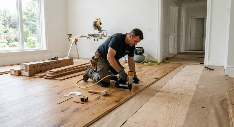 Oak Floor Installation in Harrisburg, PA