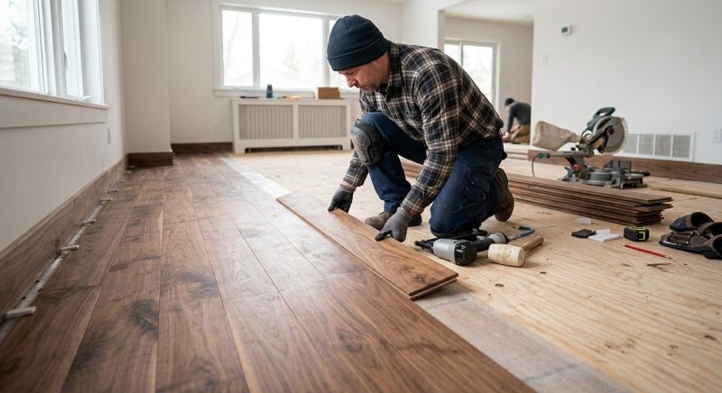 Walnut Flooring Installation in Harrisburg, PA