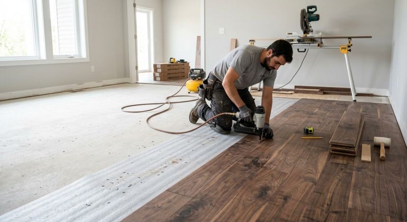 Walnut Flooring Installation in Harrisburg, PA