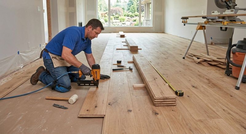 Wide Plank Floor Installation in Harrisburg, PA