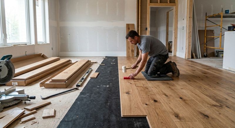 Wide Plank Floor Installation in Harrisburg, PA