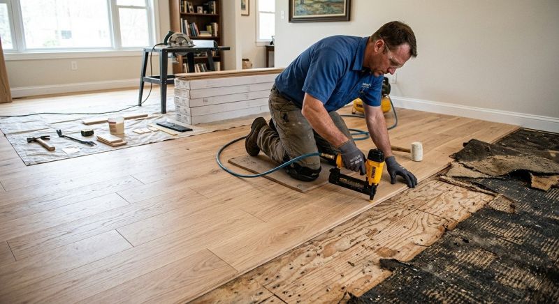 Wood Floor Replacement in Mount Joy, PA